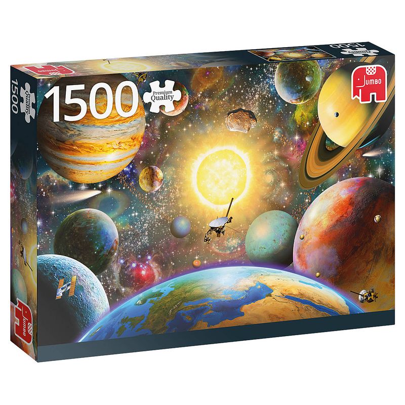 Foto van Jumbo legpuzzel floating in outer space 1500 stukjes