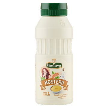 Foto van Oliehoorn mosterd mild & gekruid 270ml bij jumbo