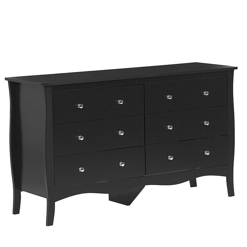 Foto van Beliani winchester - commode-zwart-mdf