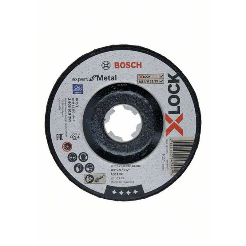 Foto van Bosch accessories 2608619259 bosch power tools afbraamschijf gebogen 125 mm 22.23 mm 1 stuk(s)