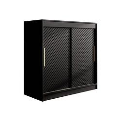 Foto van Meubella dressoir rodux - zwart - 100 cm