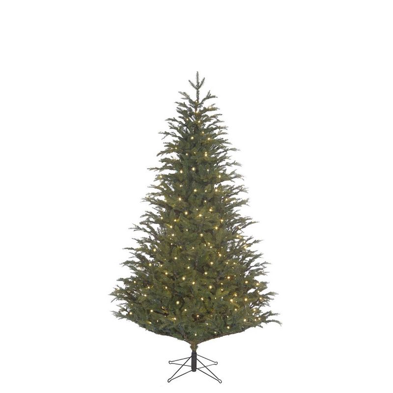 Foto van Black box - frasier kunstkerstboom groen met warm led h185 d124 cm trees