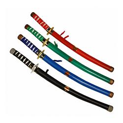 Foto van Rood ninja zwaard van plastic 60 cm - verkleedattributen