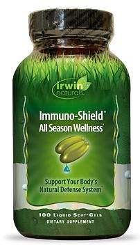 Foto van Irwin naturals immuno shield soft gel capsules