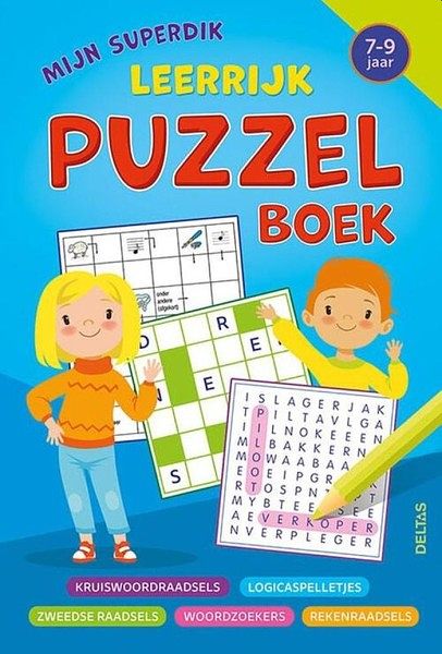 Foto van Mijn superdik leerrijk puzzelboek (7-9 jaar)