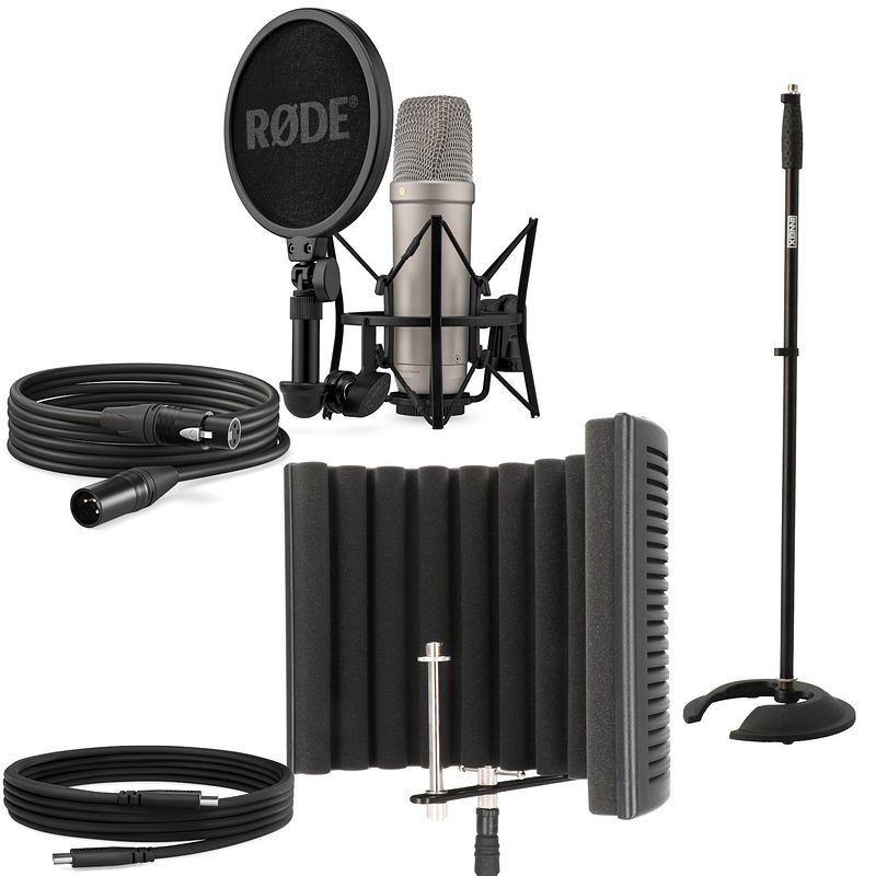 Foto van Rode nt1 5th gen silver - bax advised set - studio vocal