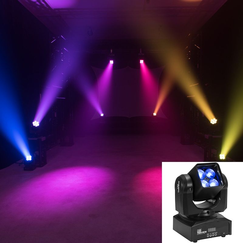 Foto van Eurolite led tmh-w36 zoom wash moving head