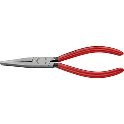 Foto van Knipex 38 41 190 elektronica en fijnmechanica platte tang recht 190 mm