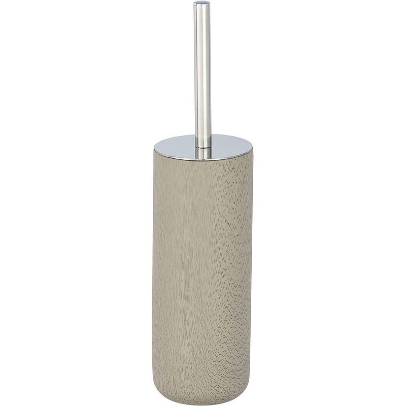 Foto van Wenko toiletborstel en houder joy 9,5 x 36 cm beton taupe