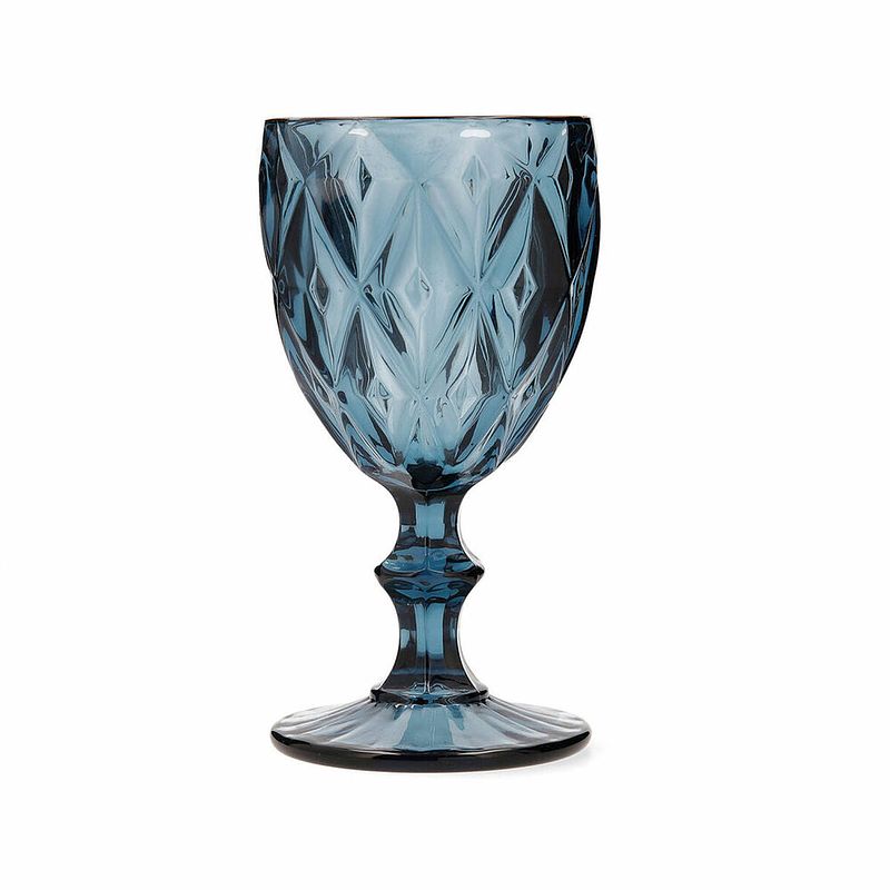 Foto van Wijnglas bidasoa ikonic blauw 240 ml 6 onderdelen