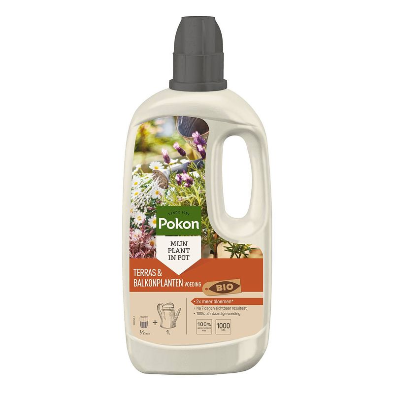 Foto van Bio terras & balkon planten voeding 1000ml pokon