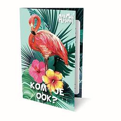 Foto van Uitnodigingen animal planet pk 879 flamingo / 6x3,95 - fsc mix credit - paperback (8712048313333)