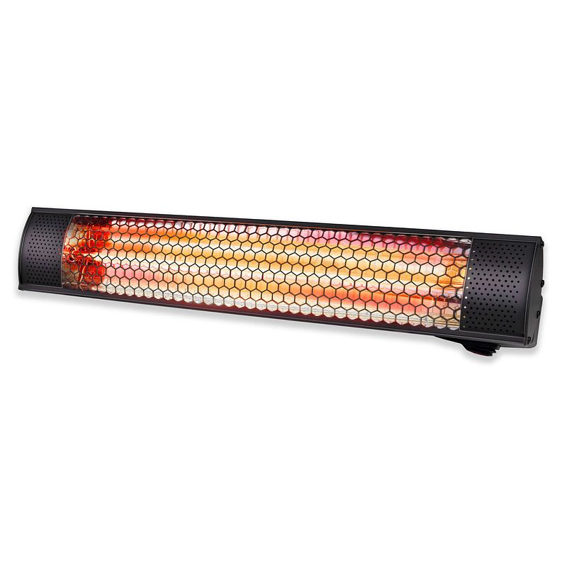 Foto van Alpina heater terrasverwarmer - elektrische verwarming - binnen en buiten - infrarood - hangend - 2000w