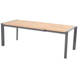 Foto van California teak extension tafel 160-220x100 cm hartman