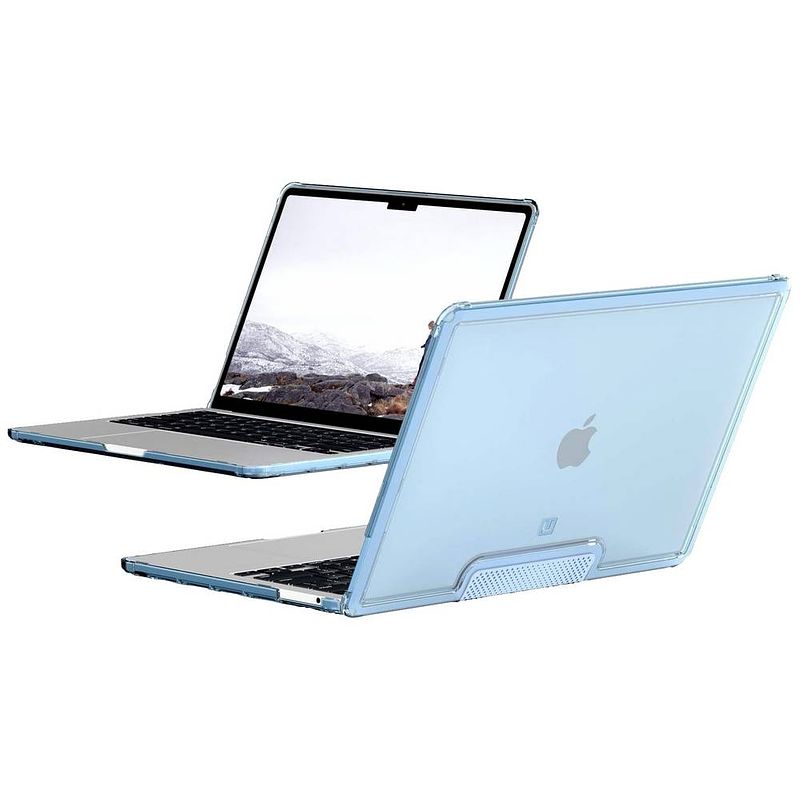 Foto van Urban armor gear laptophoes lucent geschikt voor max. (laptop): 33,8 cm (13,3) blauw, transparant