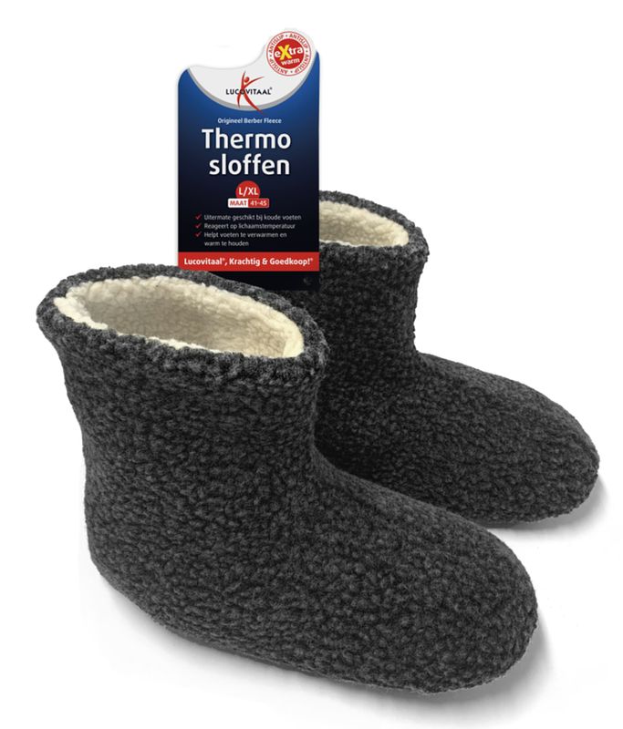 Foto van Lucovitaal thermo sloffen maat 41-45