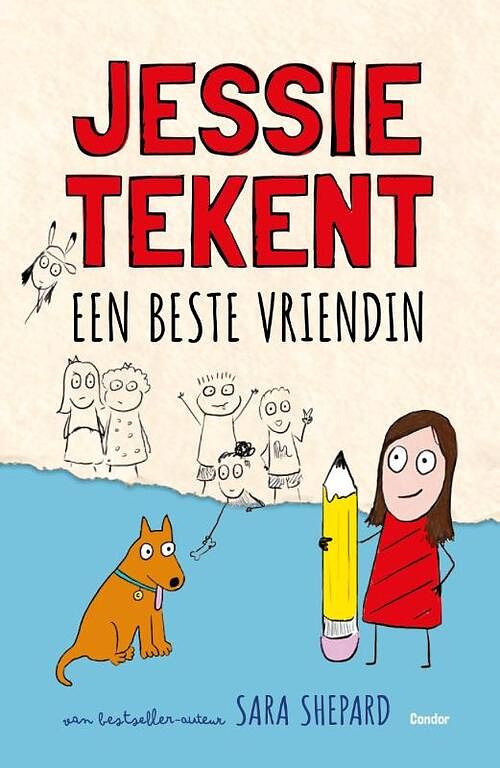 Foto van Jessie tekent een beste vriendin - sara shepard - hardcover (9789464530568)