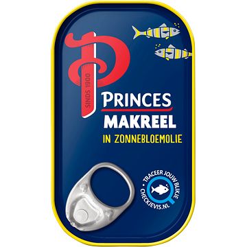 Foto van Princes makreelfilets in zonnebloemolie msc 125g bij jumbo