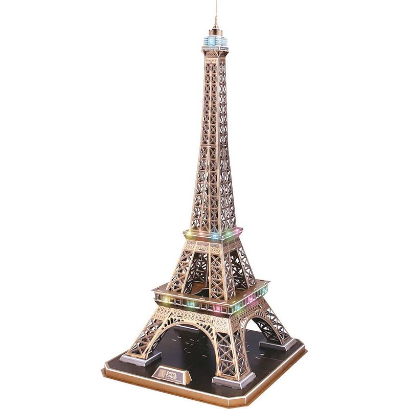 Foto van 3d-puzzel eiffeltoren led-editie 00150 3d-puzzle eiffelturm led-edition 1 stuk(s)