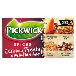 Foto van Pickwick delicious treats variatiebox zwarte thee 20 stuks bij jumbo