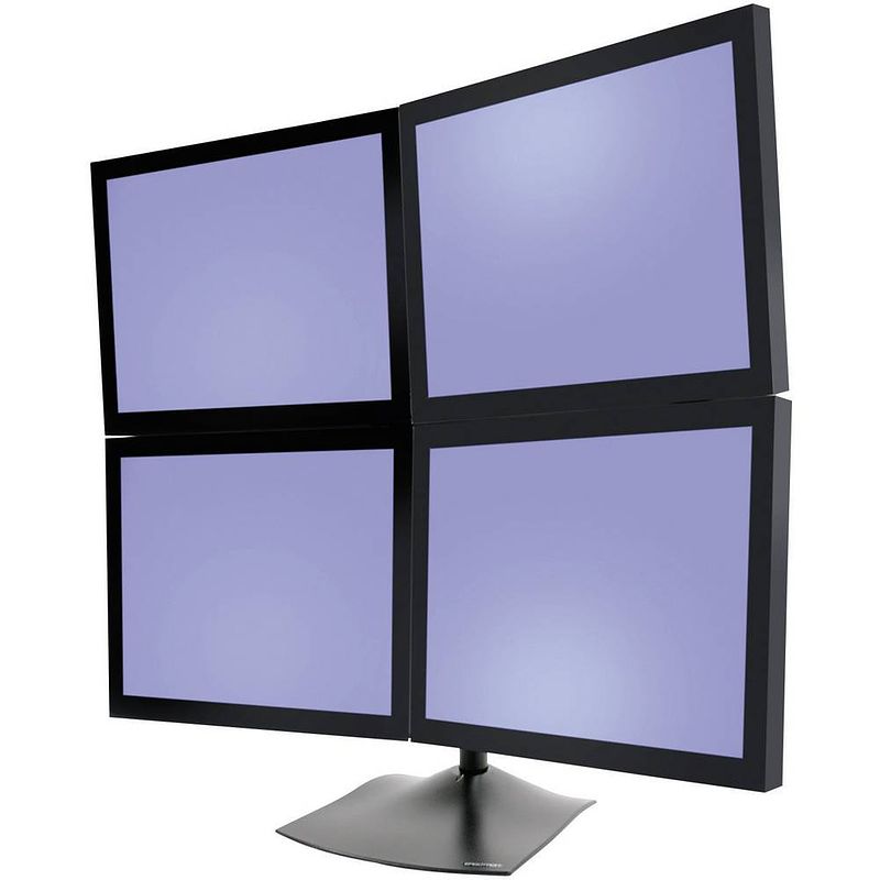 Foto van Ergotron ds100 monitorvoet 4-voudig 25,4 cm (10) - 61,0 cm (24) roteerbaar