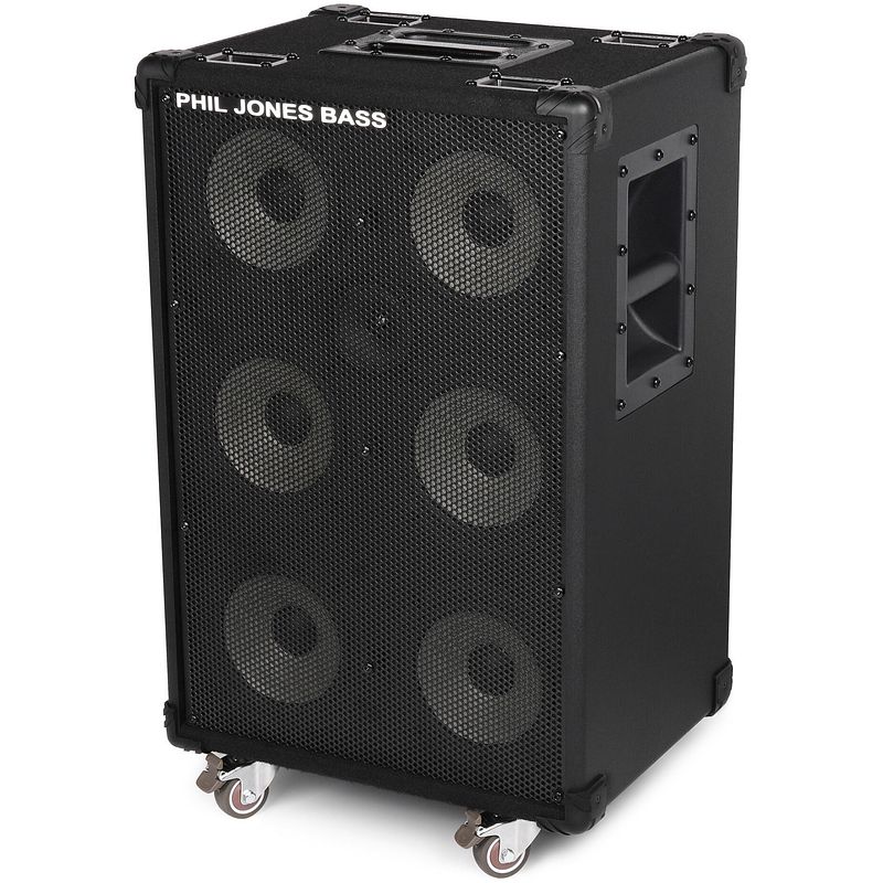 Foto van Phil jones bass cab-67 bascabinet 6x7 inch 500 watt - zwart