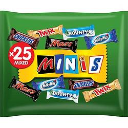 Foto van Mars mini's mix chocolade uitdeelzak 500g bij jumbo