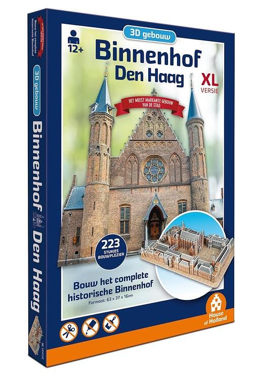 Foto van 3d gebouw - binnenhof den haag (223 stukjes) - puzzel;puzzel (8719324373357)