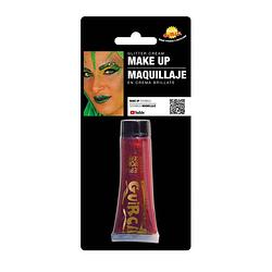 Foto van Fiestas guirca make-up tube glitter 20 ml rood