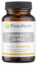 Foto van Proviform vitamine d3 25mcg tabletten