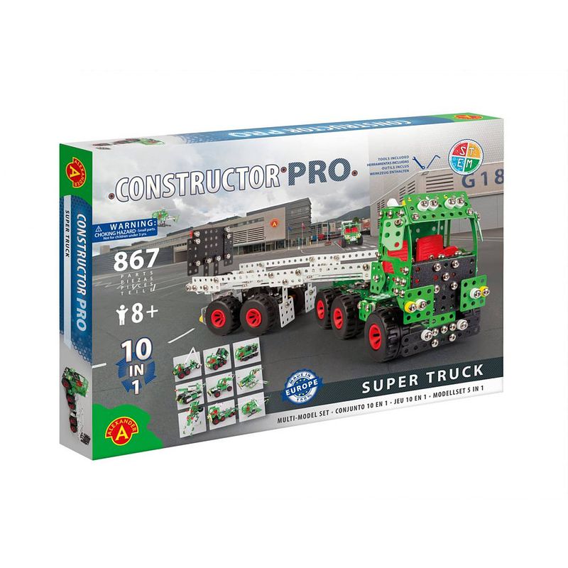 Foto van Alexander toys constructor pro - super truck (10in1) - 867pcs