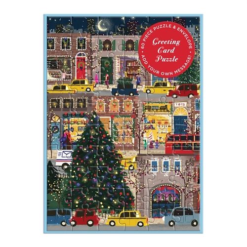 Foto van Joy laforme winter lights greeting card puzzle - puzzel;puzzel (9780735378995)
