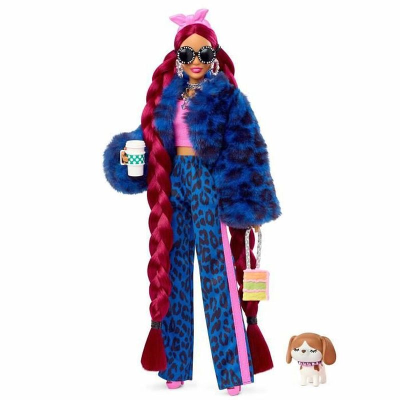 Foto van Pop barbie extra blue leopard