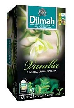 Foto van Dilmah vanille thee zakjes