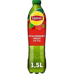 Foto van Lipton ice tea green strawberry 1, 5l bij jumbo