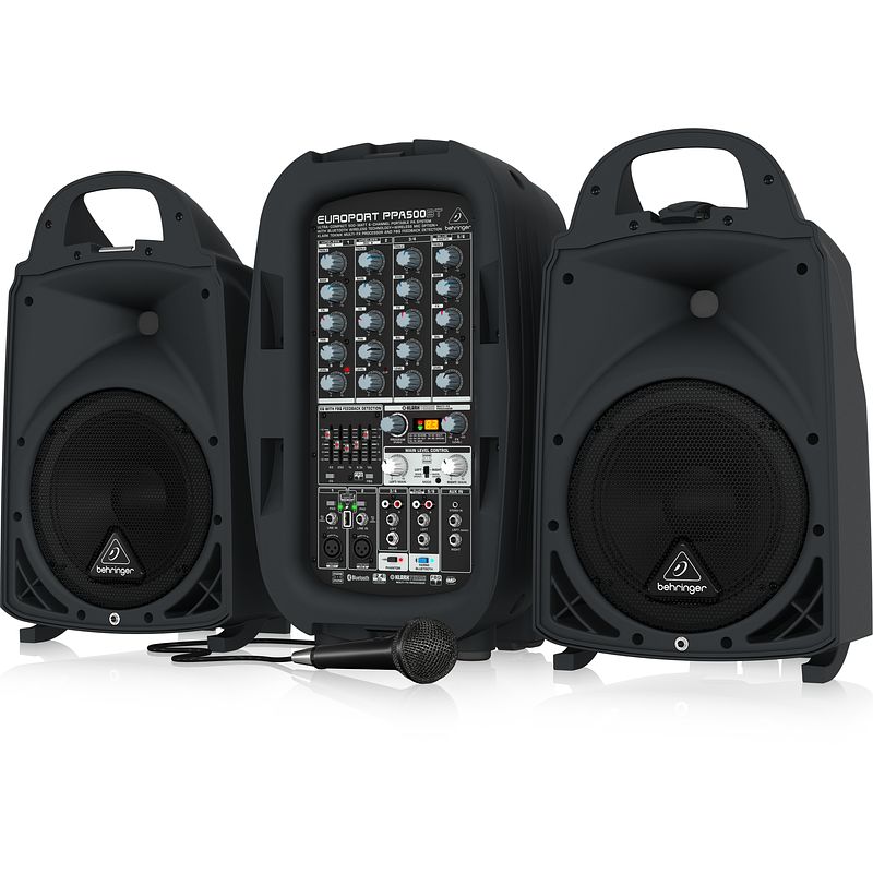 Foto van Behringer ppa500bt portable pa speakerset