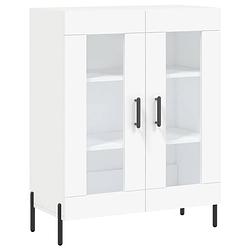 Foto van Vidaxl dressoir 69,5x34x90 cm bewerkt hout wit