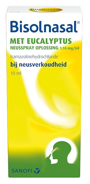 Foto van Bisolnasal neusspray eucalyptus 10ml