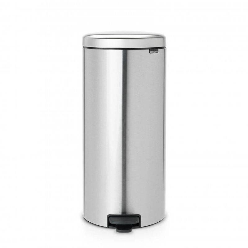 Foto van Brabantia newicon pedaalemmer 30 liter met kunststof binnenemmer - matt steel fingerprint proof