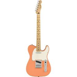 Foto van Fender limited special edition player telecaster pacific peach mn elektrische gitaar