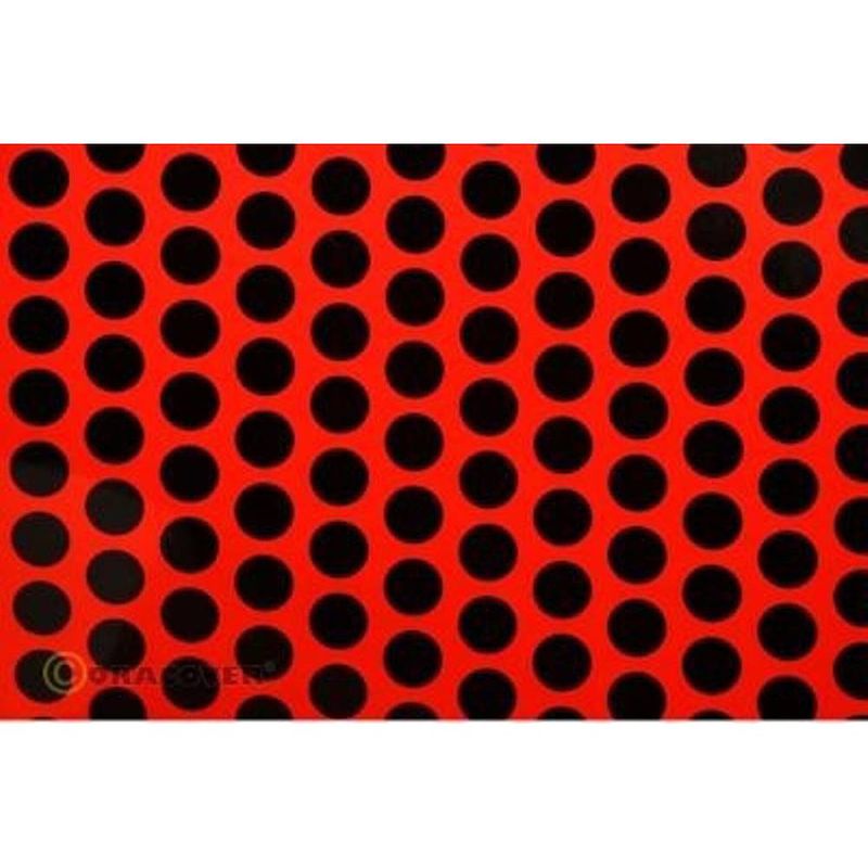 Foto van Oracover orastick fun 1 45-021-071-010 plakfolie (l x b) 10 m x 60 cm rood, zwart