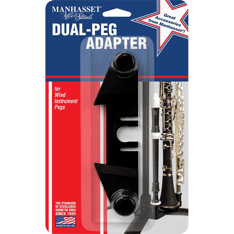 Foto van Manhasset 1420 dual-peg adapter voor dubbel statief