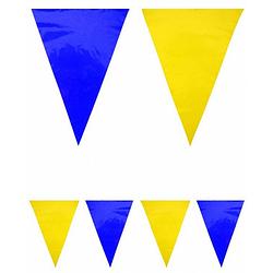 Foto van Vlaggenlijn blauw/geel 10 meter - vlaggenlijnen