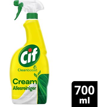 Foto van Cif cleanboost allesreiniger spray cream 700ml bij jumbo