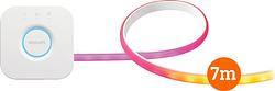 Foto van Philips hue gradient lightstrip basisset 7 meter + bridge