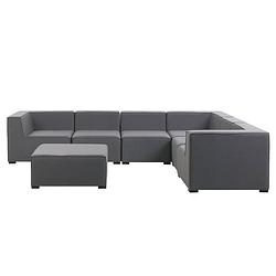 Foto van Beliani arezzo - loungeset-grijs-polyester