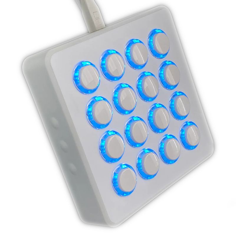 Foto van Dj techtools midi fighter spectra white button-controller