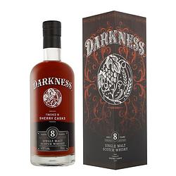 Foto van Darkness 8 years 70cl whisky + giftbox