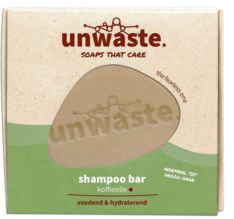 Foto van Unwaste shampoo bar the fearless one