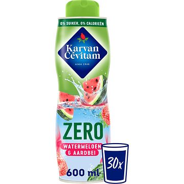 Foto van Karvan cevitam zero watermeloen & aardbei siroop 600ml bij jumbo